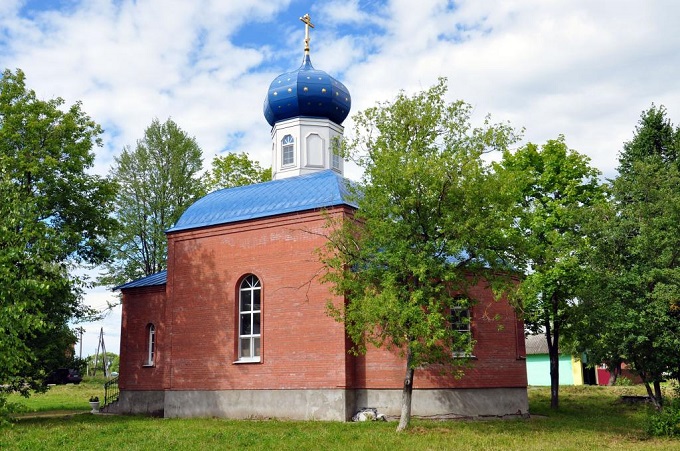 Деревня Поповская Скорбященский храм