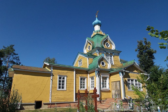 Деревня Рыжево Введенский храм